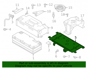 Audi Q7 20-26 Lower MHEV 48V Battery Bracket