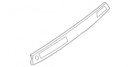 BMW 335i e92 07-13 front panel center trim, wood