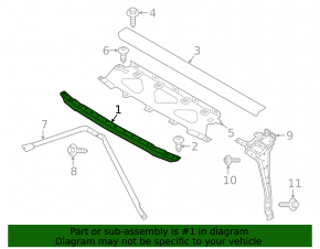 BMW iX 21-25 front upper TV bar