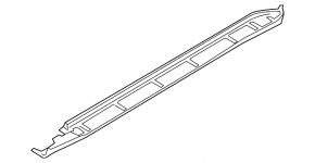 Left side step sill for BMW X7 G07 19-25