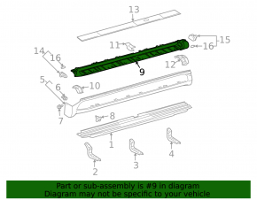 Right side step for Lexus GX470 03-09
