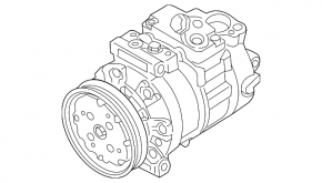 Air conditioning compressor for VW Golf 15-1.8T