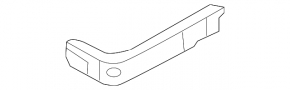 Front bumper mount left Infiniti JX35 QX60 13-20