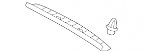 Upper trunk door trim Toyota Highlander 14-19 beige