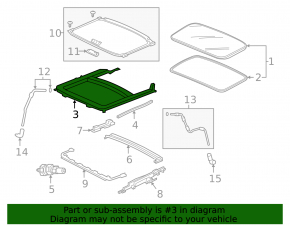 Hatch mechanism frame Honda CRV 17-20