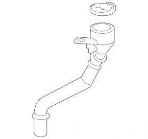 Toyota Venza 21 washer reservoir neck - without cap