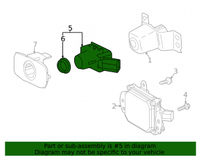 Front Parking Sensor Toyota Highlander 20-