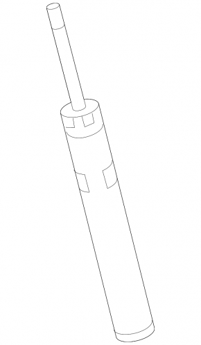 Front left shock absorber assembly for Audi A4 B8 08-12 pre-restyling