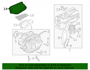 Upper air intake for the Porsche Macan 15-26 heater