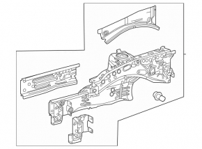 Front left quarter panel for Mercedes X247 GLB 20-26