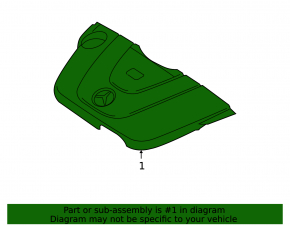 Mercedes W211 E350 Engine Cover