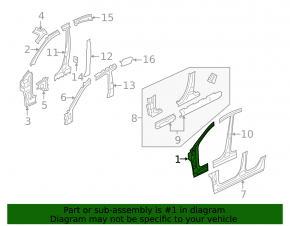 Front left quarter panel Mazda3 03-09 HB white