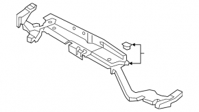 Upper Radiator Support Lincoln MKX 16- Plastic