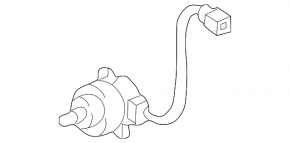 Left cooling fan motor for Toyota Solara 2.4 04-08