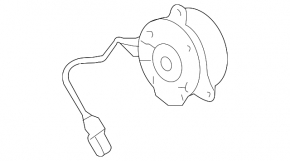 Cooling Fan Motor Left Honda Accord 13-17 2.4 Denso