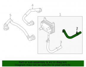 Kia EV6 Cooling System Hose 22-24 to Front Engine Cooler