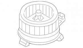 Heater fan motor for the Infiniti M37 Q70 11-19