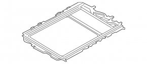 Panorama mechanism frame BMW X3 F25 11-17