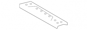Lexus ES 19-26 front central tunnel strut