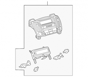 Monitor, display Lexus RX300 RX330 RX350 RX400h 04-07 USA