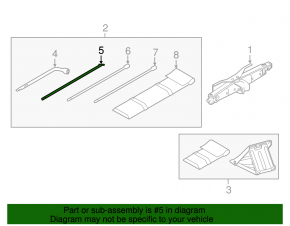 Nissan Pathfinder 13-20 Jack Handle