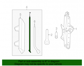 Nissan Pathfinder 13-20 Jack Handle