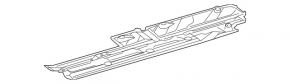 Front left underbody protection for Mercedes GLC 16-22