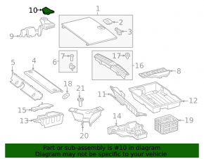 Trunk lid left Mercedes GLC 16-22 upper, coating defect