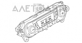 Climate control Ford Focus mk3 11-14 pre-restyling, auto