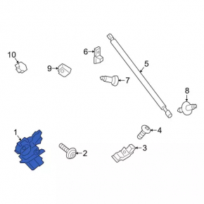 Lincoln MKX 16-18 Tailgate Lock