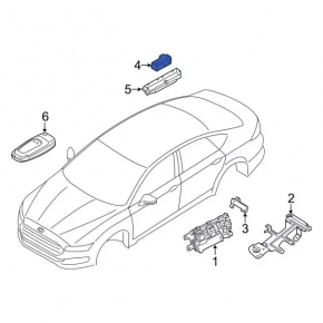 EXTENDED POWER CONTROL MODULE COMPUTER Ford Escape MK4 20-23