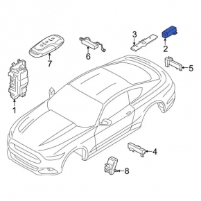 EXTENDED POWER CONTROL MODULE COMPUTER Ford Escape MK4 20-23
