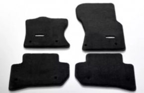 Set of floor mats for Jaguar F-Pace X761 17- cloth black