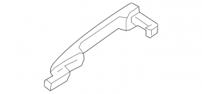 Mazda CX-50 23-25 right outer rear door handle