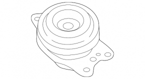Left engine mount for Nissan Altima 13-18 2.5