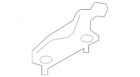 BMW X5 F15 16-18 Plug-in Lower Catalytic Converter Bracket