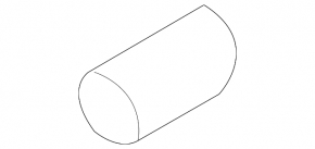 Muffler tip BMW 5 F10 11-16 3.0T chrome