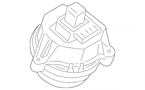 Engine mount right BMW 7 G11 G12 16-22 RWD B58