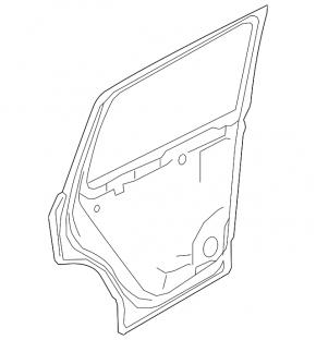 Rear left door assembly VW Taos 22-25
