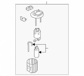 Fuel pump petrol pump Hyundai Ioniq 17-22 HEV
