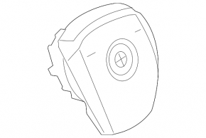 Airbag in steering wheel driver BMW X5 E70 07-13
