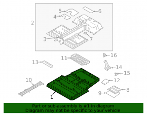 Battery housing VVB Polestar 2 21-