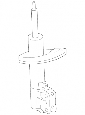 Front left shock absorber for Mitsubishi Lancer 10-17