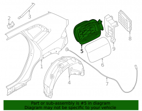 BMW XM G09 23-25 Fuel Filler Cap