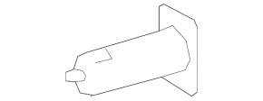 Left front bumper lower reinforcement fang for Toyota C-HR 18-23