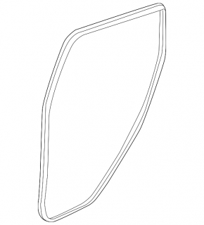Door seal rear left Honda HR-V 16-22