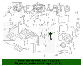 Porsche Cayenne 958 11-14 Air Conditioning Valve
