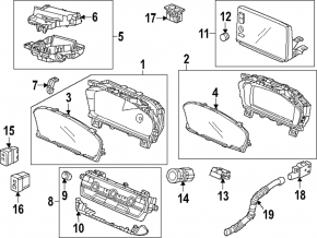 Honda Insight 19-22 Cabin Air Temperature Sensor