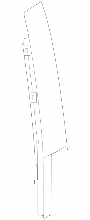 Front right side door trim for Audi Q3 83A 19-25