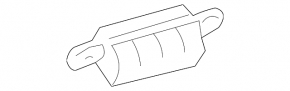 Toyota Prius 30 10-15 Trunk Door Release Button